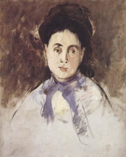 Edouard Manet Tete de femme (mk40) oil painting image